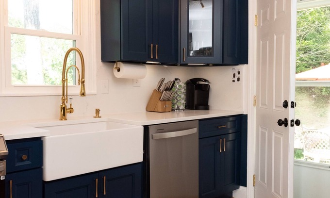 Fort Mill House | The Cozy Blue House in Fort Mill