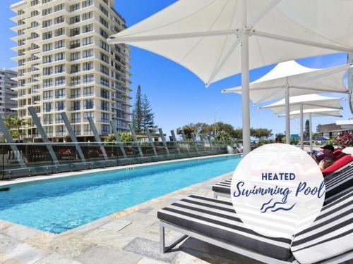 Surfers Paradise Apartment | The Oceana - Beachfront 19F Ocean View Studio in Resort with Parking, Pool, Neflix