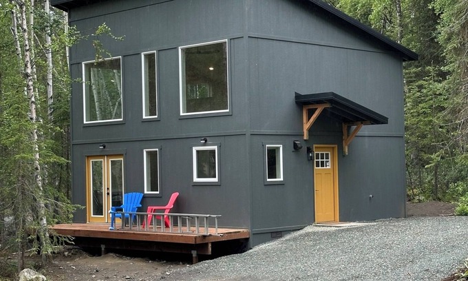 Chugiak Cabin | The perfect place for families or groups, offering ample space and comfort for six in the serene Eklutna Valley.