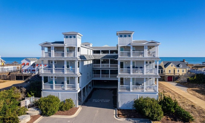 Kill Devil Hills Condo | The Sand Dollar: Oceanfront Condo, Community Pool, Great Ocean Views!