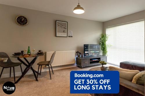 Solihull Apartment | The Solihull Luxe - Free Parking, Workspace & Superfast Wi-Fi near NEC, Airport, JLR, Touchwood & Solihull Hospital