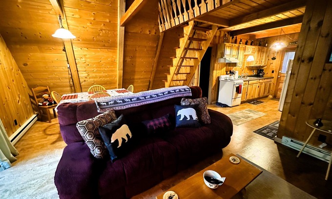 Jay Cabin | The Toasty Chalet - minutes from Whiteface Mt! Dogs welcome!