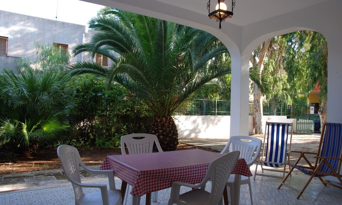 Porto Cesareo Villa | The Villa "Riviera" large and spacious with beautiful veranda and green garden