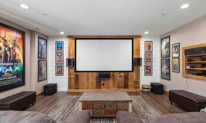 Hollister House | Theater Pool Table,Pools Waterslide,Hot Tub,Trails