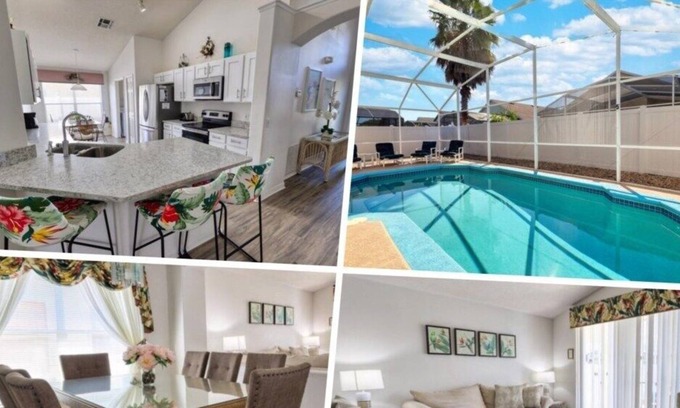 Eagle Pointe South Villa | This villa is a 4 bedroom(s), 2 bathrooms, located in Kissimmee, FL.