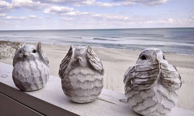 Kure Beach Condo | Three Little Birds - Oceanfront Condo with Private Decks and Community Pools. Mu