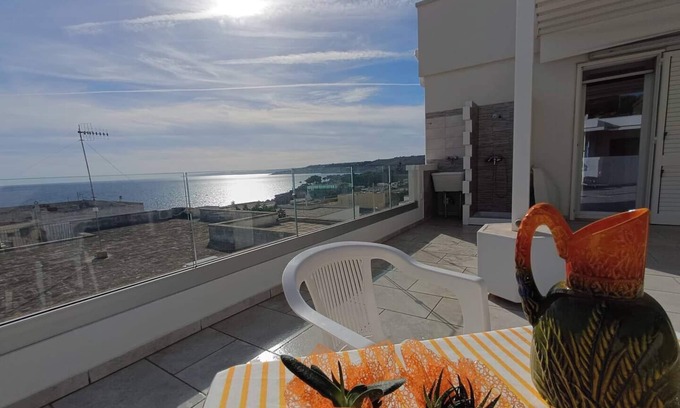 Santa Cesarea Terme Apartment | Tiber apartment breathtaking sea view