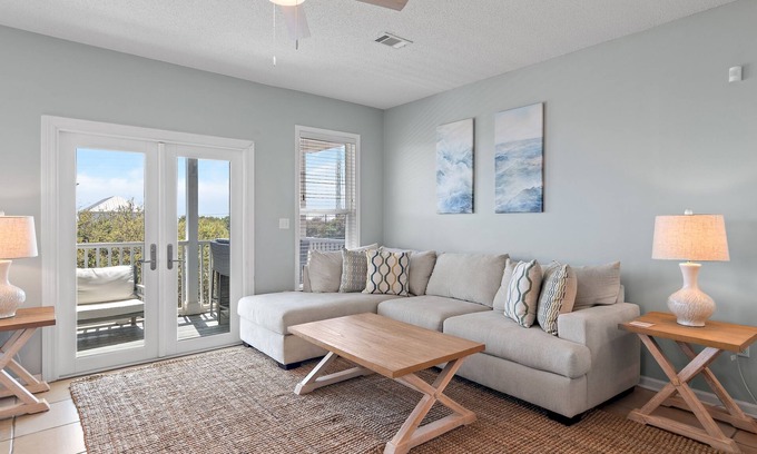 Seacrest House | Toes In The Water on 30a! 4-bed directly on 30a! Steps to pool and beach.