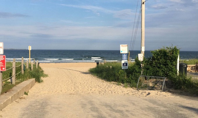 Old Orchard Beach Apartment | Top Floor Beach Getaway-Huge Patio-60 steps to Sand- Shore Four D