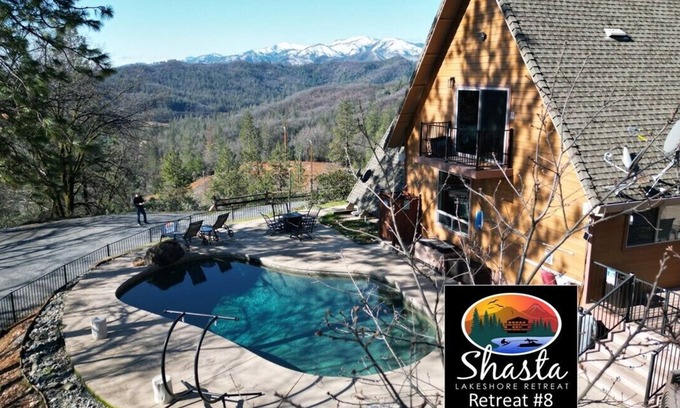 Lakehead House | Top Private Oasis, Pool, Hot Tub - Shasta Lakeshore Retreat #8B