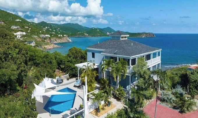 Hart Bay Villa | Tradewinds of Hart Bay - Beautiful Home, Pool, A/C, Stunning Views