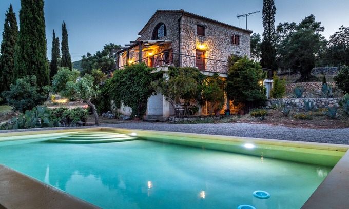 Askos Villa | Traditional Stone Villa Melite with private heated Swimming Pool