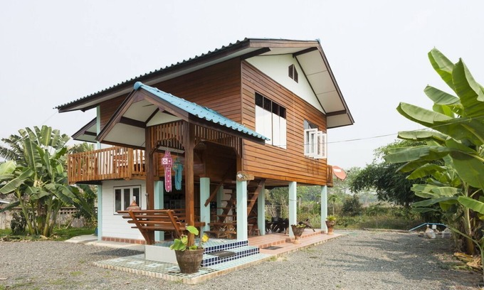 Nong Yaeng Ski Chalet | Traditional Thai Teakwood House For Rent in rural Chiang Mai