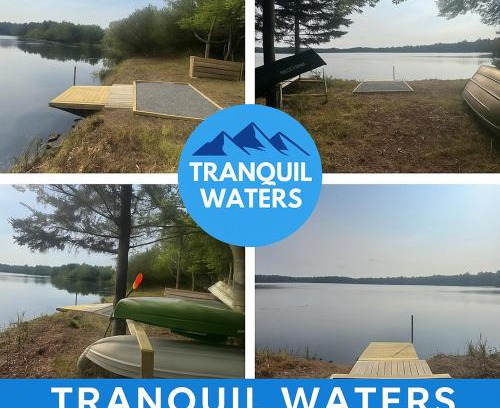 Pocono Summit House | Tranquil Waters Kayaks Firepit Lakefront