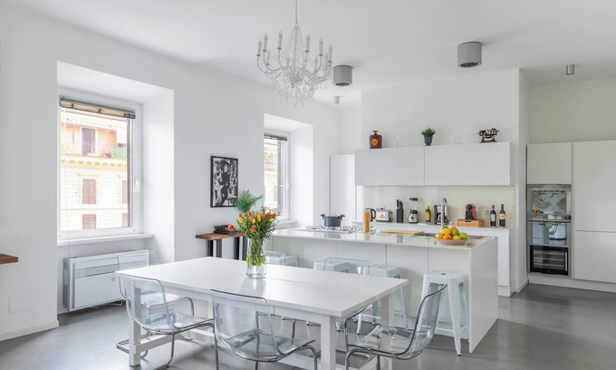 Trastevere Apartment | Trastevere Brand New - Modern 4BR 4baths, custom kitchen, living room. AC - WIFI