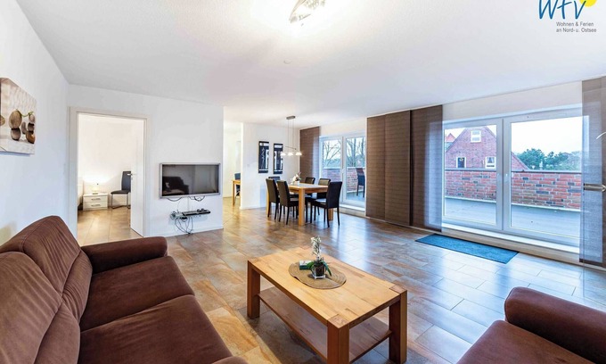 Borkum Apartment | Traumhafte Ferienwohnung mit Herrlicher Dachterrasse!