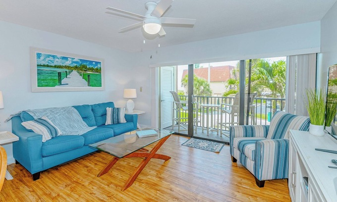 Avon By The Sea Condo | Tropical Oasis at Chateau by the Sea Family and Pet Friendly Beachfront Escape