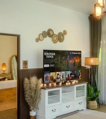 Srithanu House | Tropicana House - Double King Bed - 2mn ZenBeach - Garden View