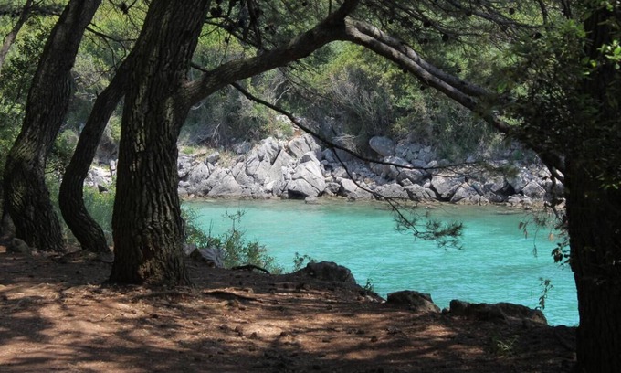 Salatic Apartment | Two bedroom apartment with terrace and sea view Vrh, Krk (A-17951-b)