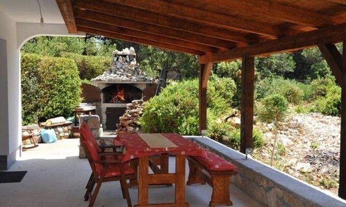 Suha Punta Apartment | Two bedroom apartment with terrace and sea view Kampor, Rab (A-24554-b)