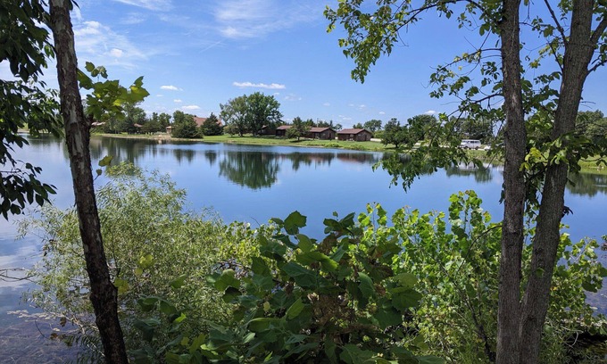 Perry Cabin | Two bedroom family cabin by private fishing lake.