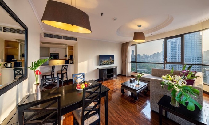 Embassy District Apartment | Two Bedroom Suite with views across the city
