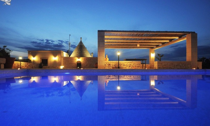 Alberobello Villa | Typical rural Trullo with exclusive private pool, ideal for couples and families