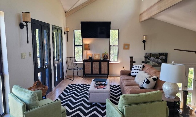 Comanche Trail House | Unbelievable 3 1/2 story Modern Cabin with Lake View