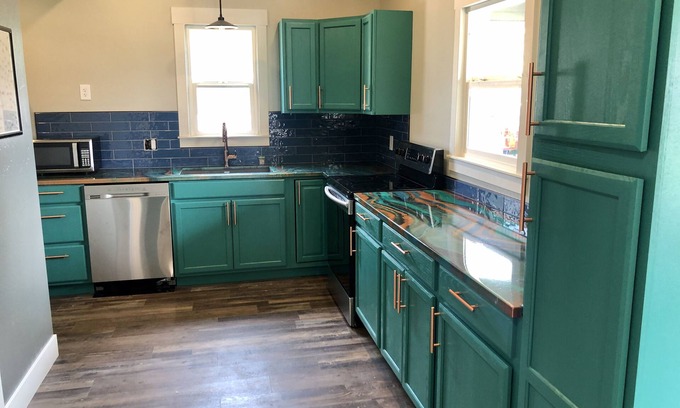 Fruita Apartment | Unique downtown Fruita apartment with bike storage!