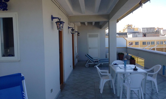 Margherita di Savoia Apartment | Unique Wonderful Penthouse. Lovely location