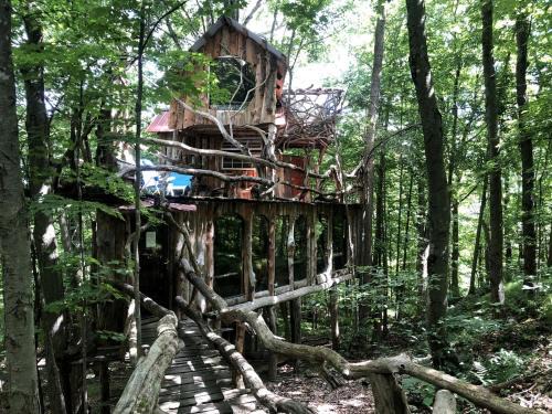 West Pawlet House | Uniquely Crafted Tree House Rental near Lake Saint Catherine, Vermont