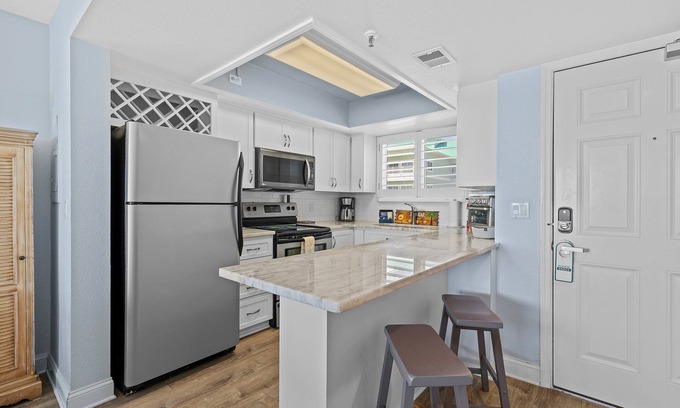 New Smyrna Beach Condo | Updated Oceanfront Condo! Pool, Beach & steps from Flagler Ave