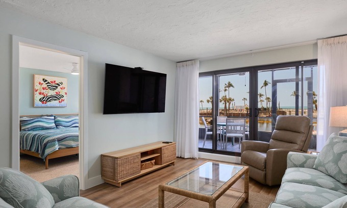 Sanibel Apartment | Upgraded Walk Out Residence at Pointe Santo- Resort Amenities and Gulf Views!