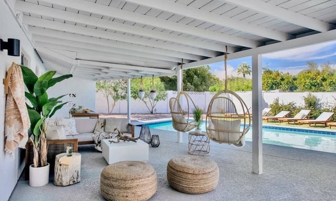 Melrose Village House | Upscale Desert Home | Heated Pool