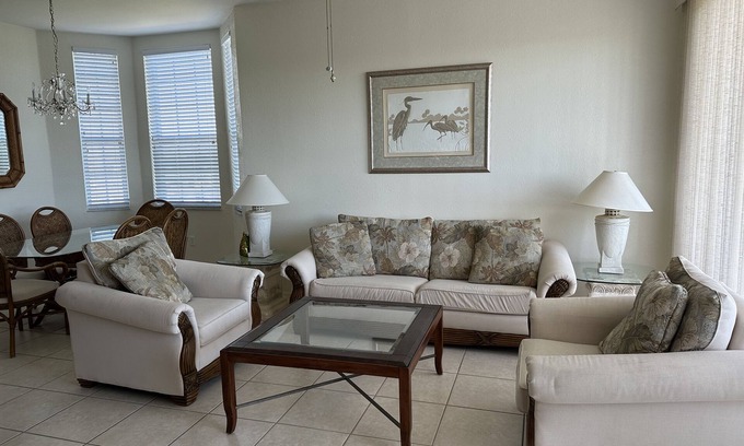 South Island Condo | Upscale Top-Floor Condo W/Gulf View, Sugary Sand Beach