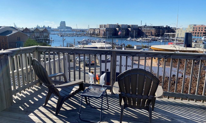 Canton House | Upscale Townhome - Water and City Views from Rooftop Deck - Great Location!