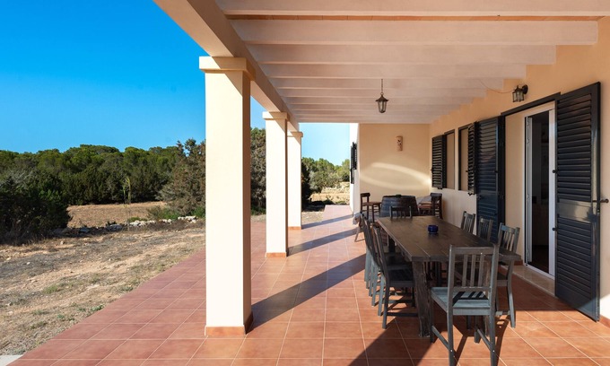 Formentera House | Vacation Home "Es Camp" with 2 Private Terraces & Wi-Fi