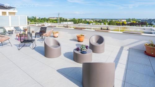 Vannes Apartment | VANNES GARE 5 mms passerelle ROOF TOP 2 a 4 a 6 a 8 pers 120 m plein sud EXCEPTIONNEL SUITE PARENTALE 2 terrasses 60 m et 15 m plein sud
