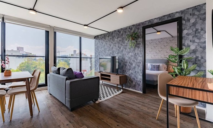 Hipodromo Apartment | VH | Piso Completo Condesa | gym and wifi | 365