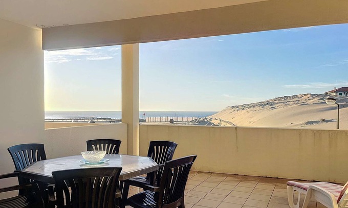 Vieux-Boucau-les-Bains Apartment | VIEUX BOUCAU, nice flat for 4 facing the ocean