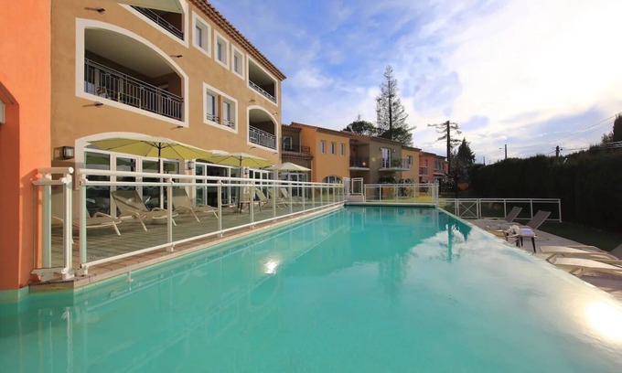 Mougins Hotel | View from Your Patio | Kitchen | Outdoor Pool | Short Drive to Cannes Beach