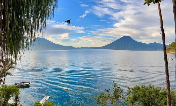 Santa Cruz La Laguna Apartment | View of volcano