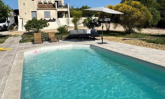 Arpaillargues-et-Aureillac Villa | Villa met Droomzicht,zwembad,rustig Gelegen,winkels Directe Buurt,uzès-gard