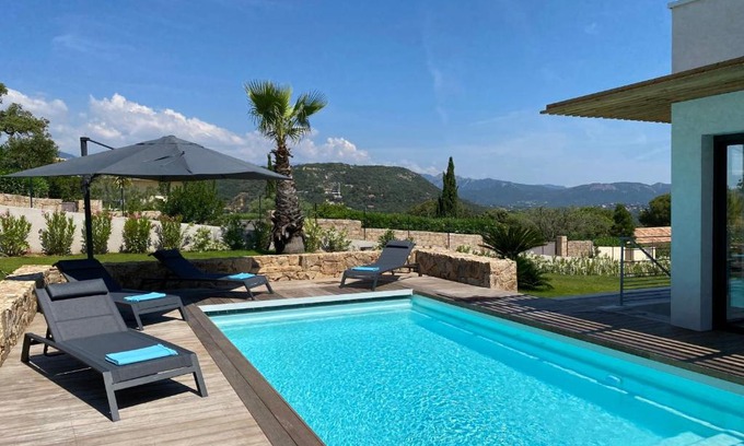 Cirendinu Villa | Villa Maria 12 pers piscine chauffée 5 min plage en voiture