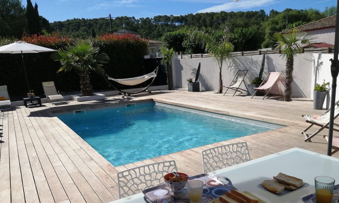 Prades-le-Lez House | Villa 170m2 Private swimming pool 6 kms Montpellier between beach and river 8-10 people