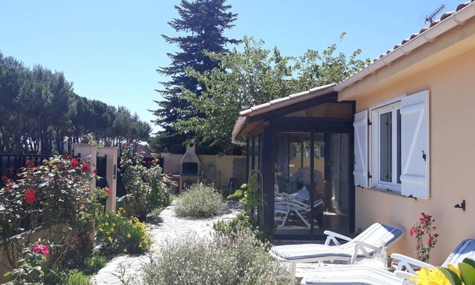 Sauvian House | Villa 3 étoiles près des plages, Parking, Wifi, Clim