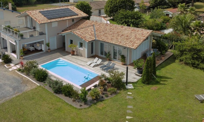 Ondres House | Villa Architecteure Bois à 1500 Océan, au Calme , Entre Biarritz et Hossegor