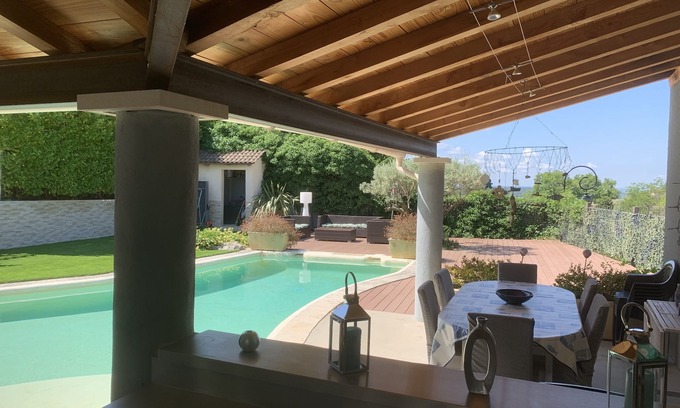 Saint-Victor-des-Oules Villa | Villa au Calme , Sans vis à vis .grand Espace Piscine