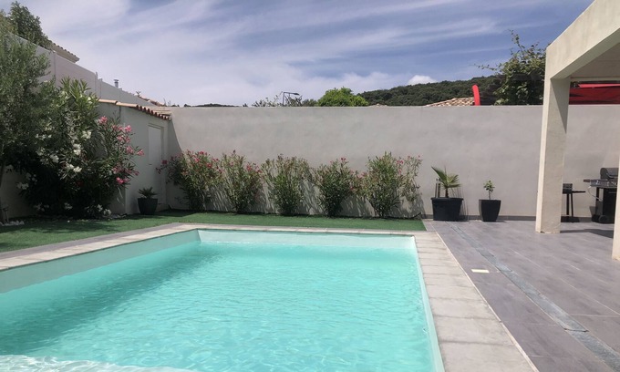 Montarnaud Villa | Villa Avec Piscine au Calme Entre mer et Montagnes