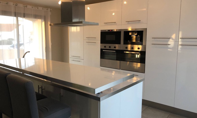 Brem Sur Mer Villa | Villa Avec Piscine Privée Chauffée et Sécurisée. Idéal Pour les Familles